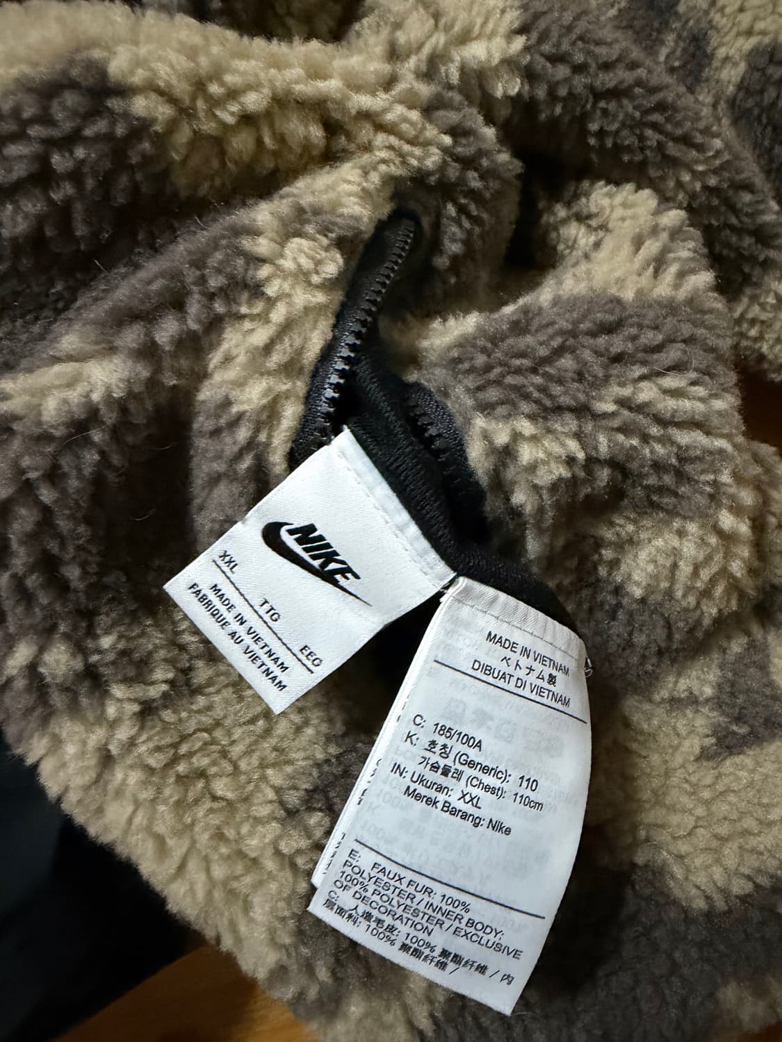 나이키 양면 후리스 자켓 xxl 상품이미지3