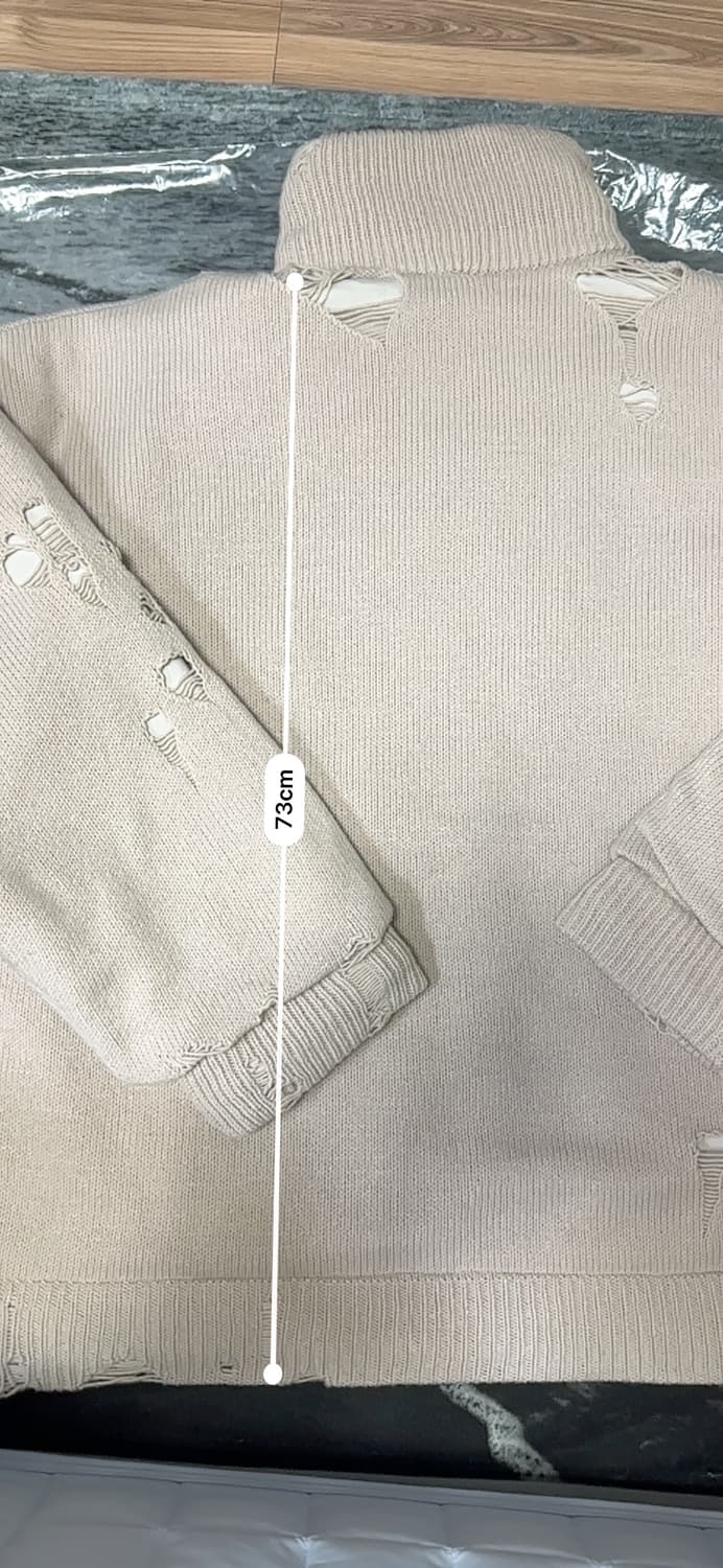 야스히로 패디드 니트 집업 상품이미지6