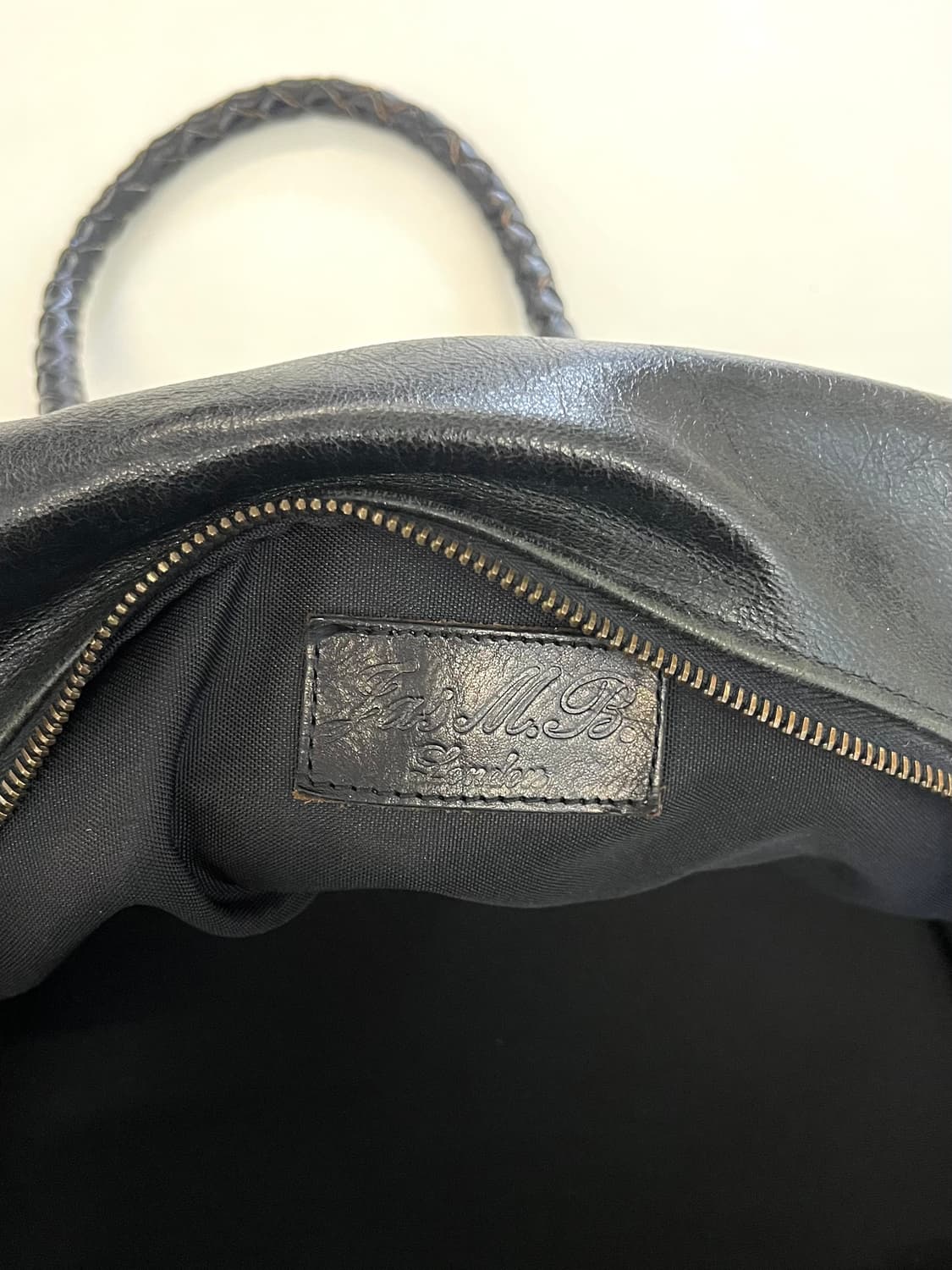 JAS MB 레더 트래블백 상품이미지8