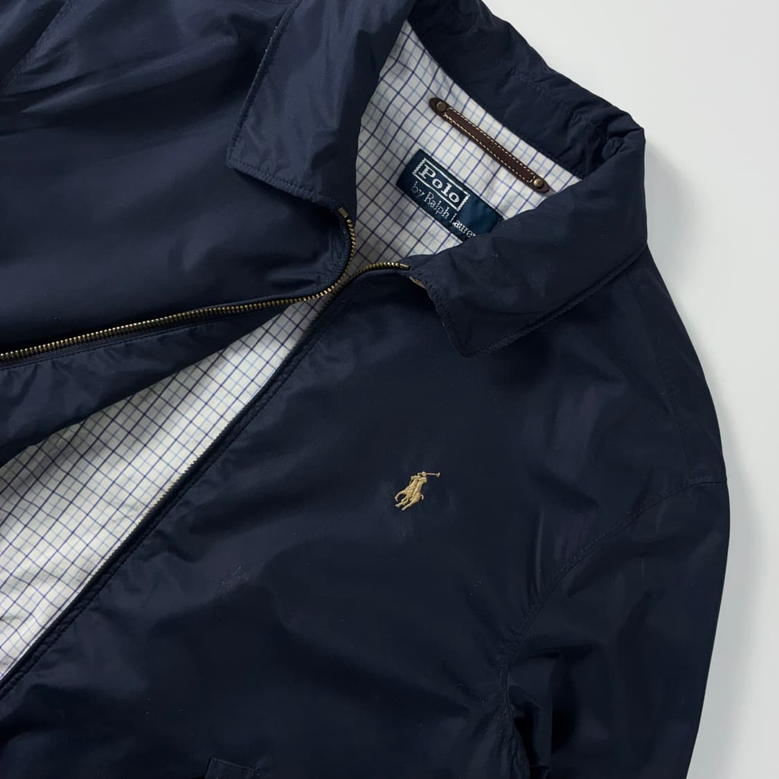 Polo  폴로 랄프로렌 자수 네이비 폴리쉘 블루종 자켓   상품이미지4