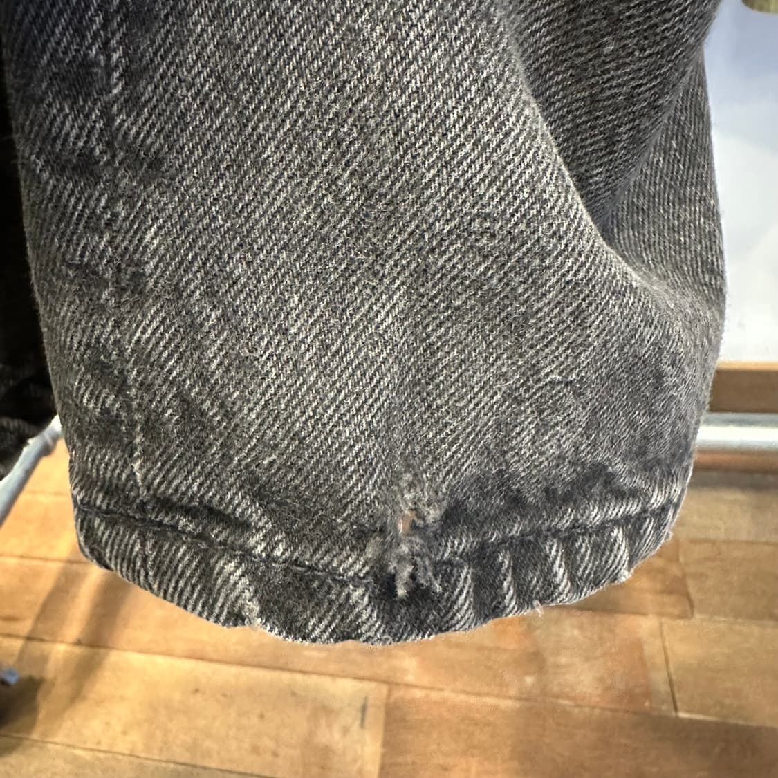 90‘s 리바이스 levis usa 흑청 데님 팬츠 청바지 상품이미지5