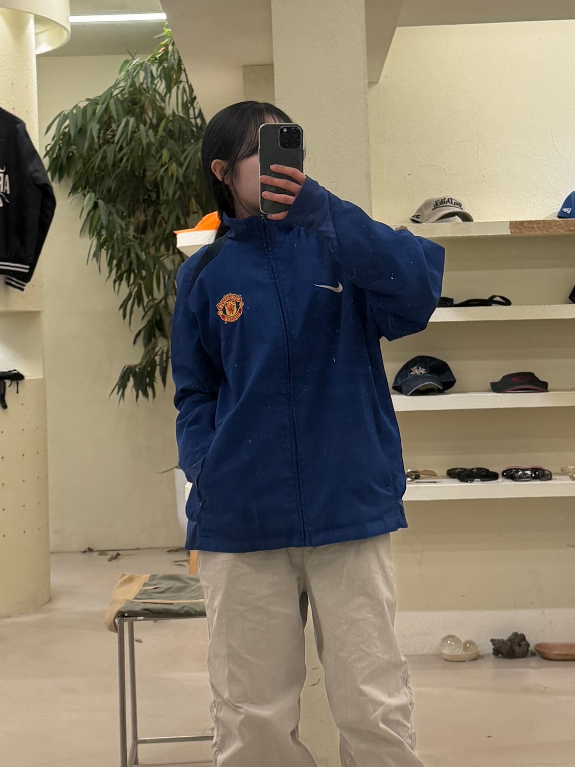 나이키 맨유 배색 팀 바람막이 U279 상품이미지1