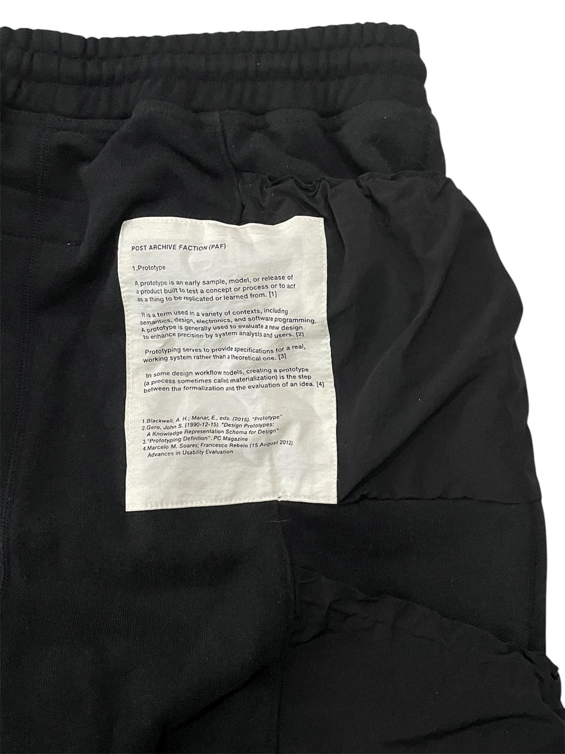 포스트 아카이브 팩션 1.0 포켓 트랙팬츠 상품이미지3