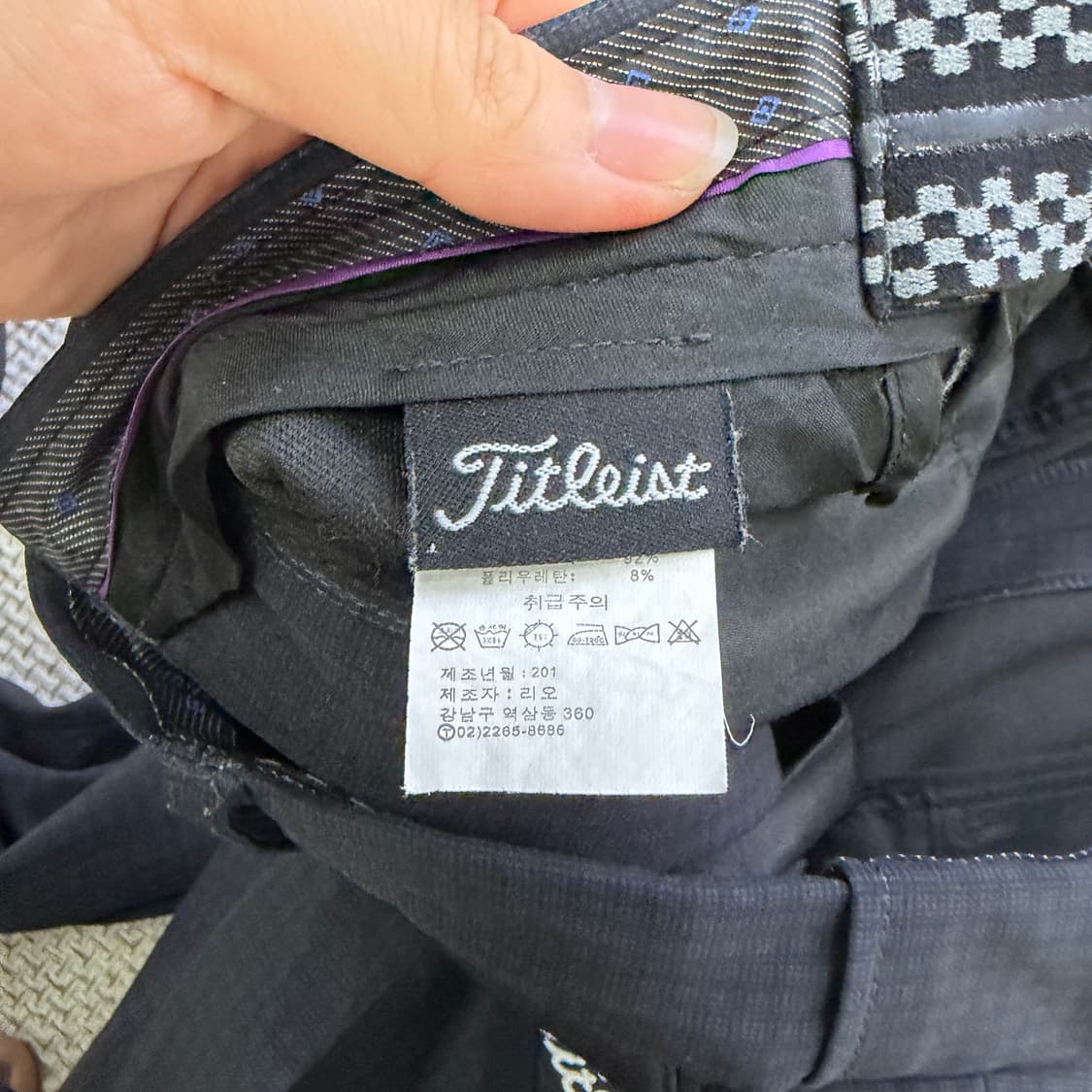 36 빈티지 남성 골프 팬츠 0622D2 상품이미지3