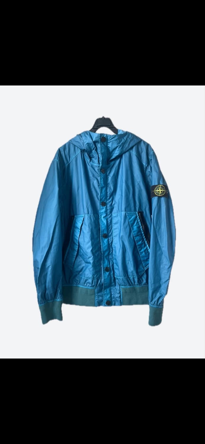 스톤아일랜드 MUSSOIA GOMMATA 워시드 바람막이 L 상품이미지1