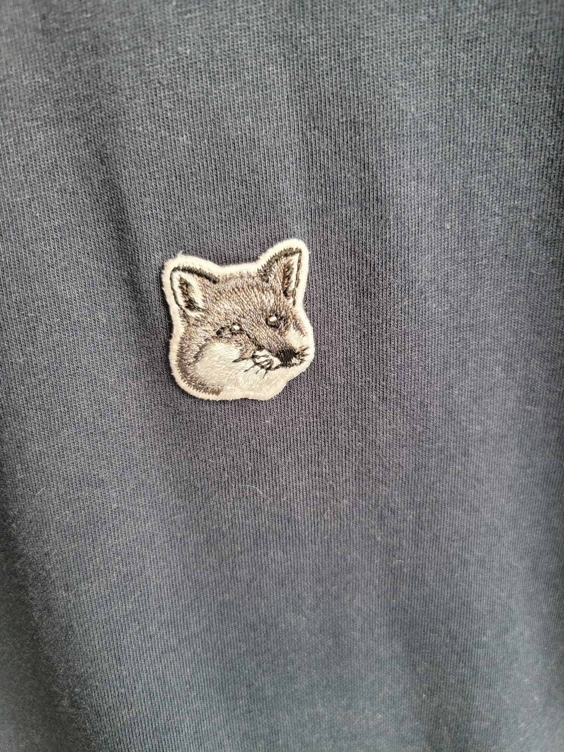 🦊 [XL] 메종키츠네 폭스 헤드 반팔 티셔츠 (잉네이비) 상품이미지3