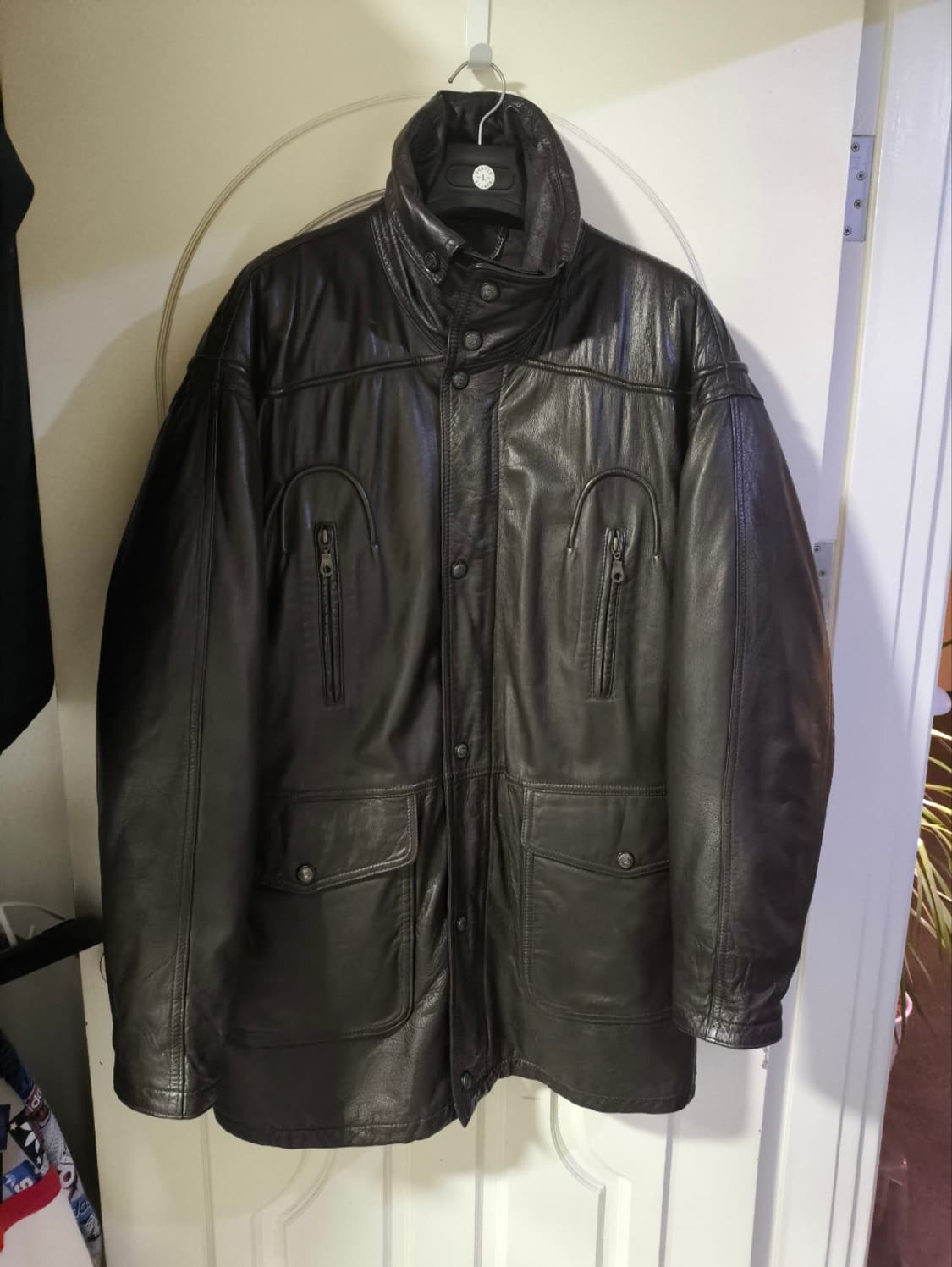 XL USA 올아메리칸 천연가죽 구스다운 패딩자켓 상품이미지1