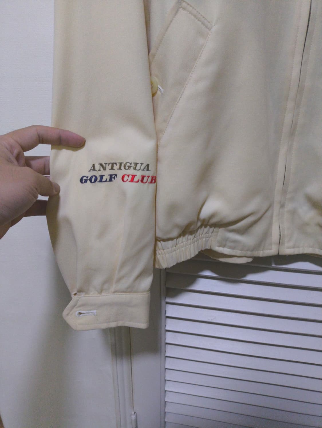 새거 105 USA 안티구아 버버리패턴 스윙탑 블루종 상품이미지2