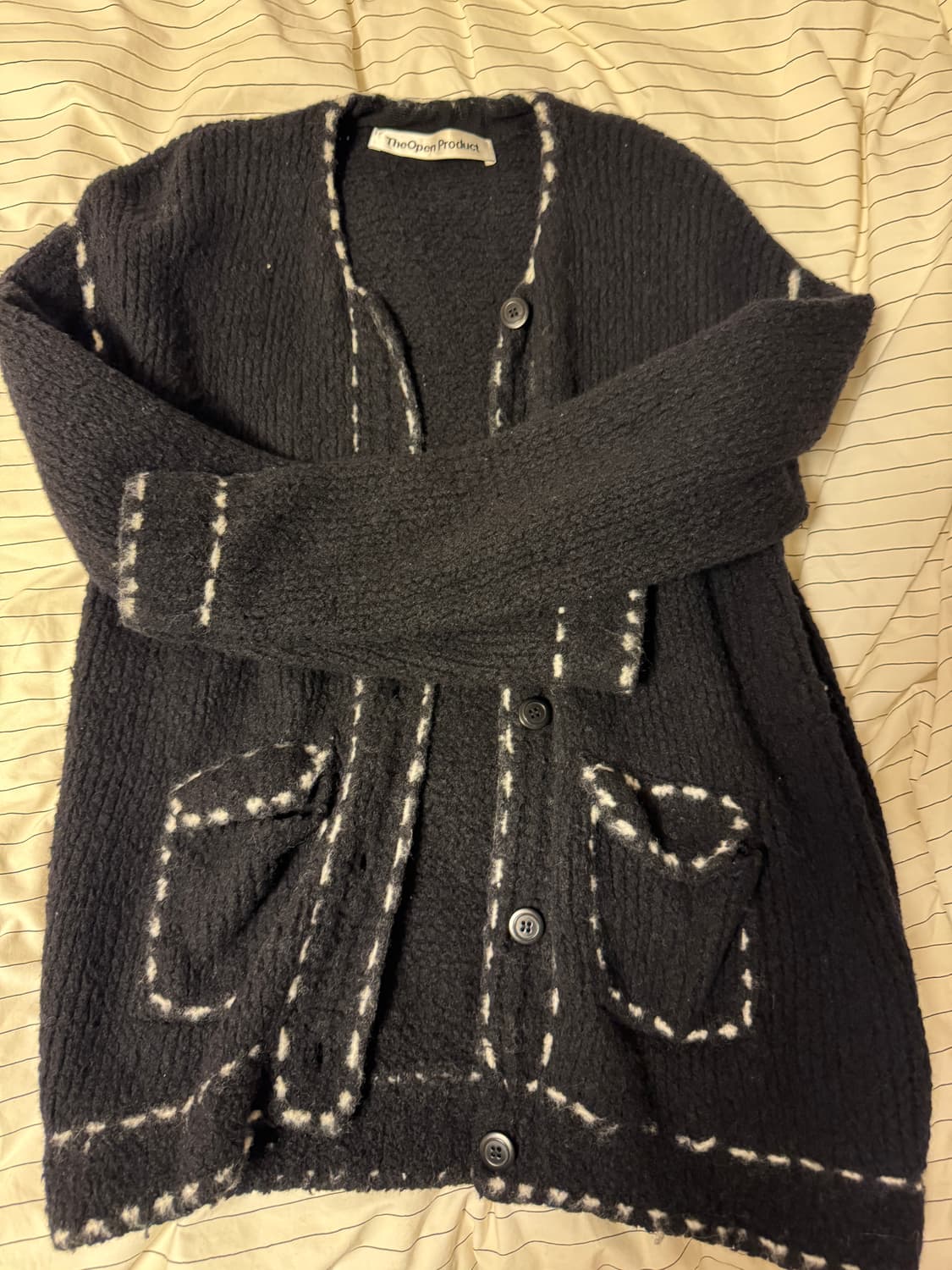 더오픈 스티치 가디건  상품이미지1