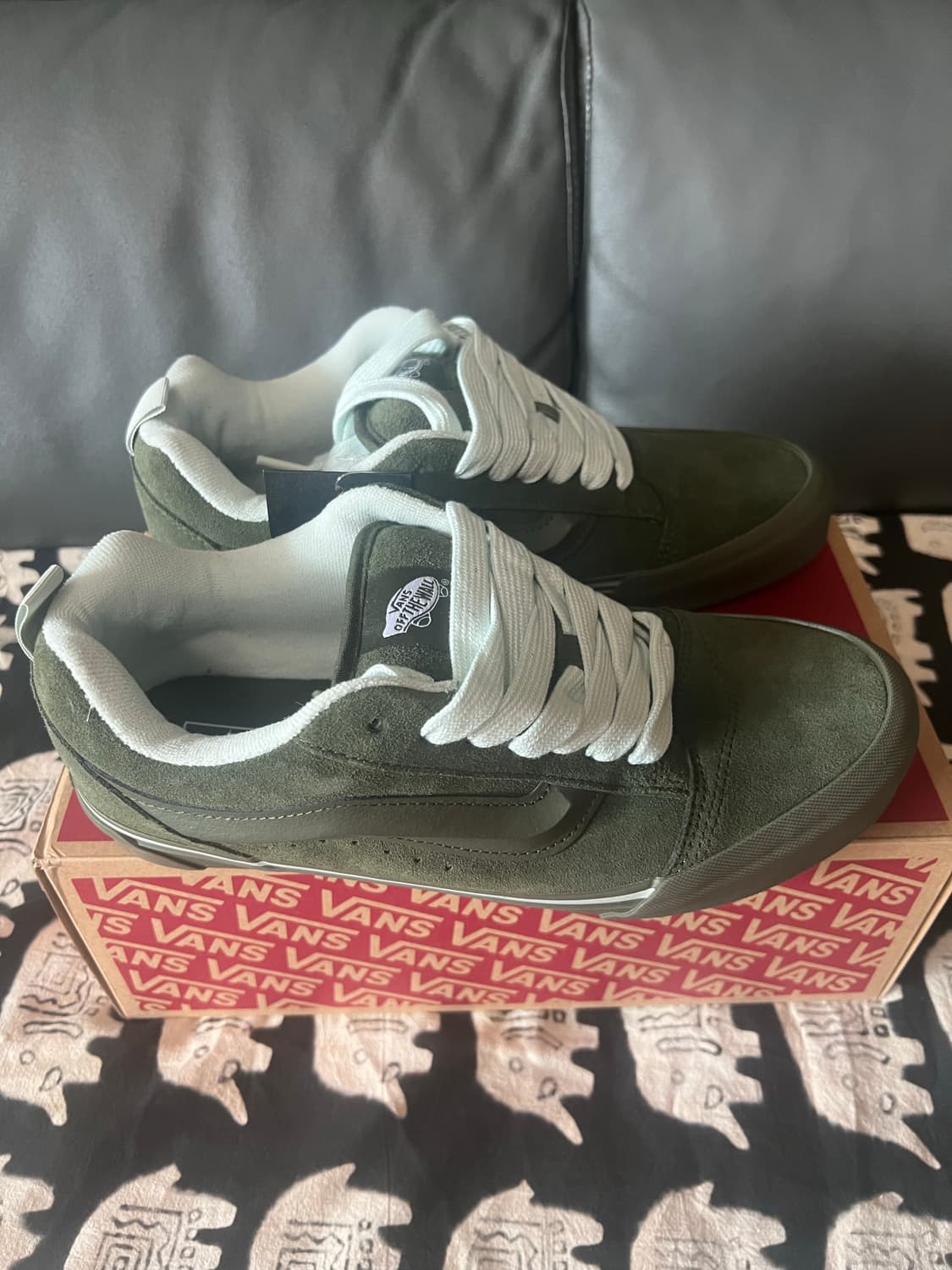 반스 뉴스쿨 (올리브) VANS Knu Skool Olive 상품이미지5