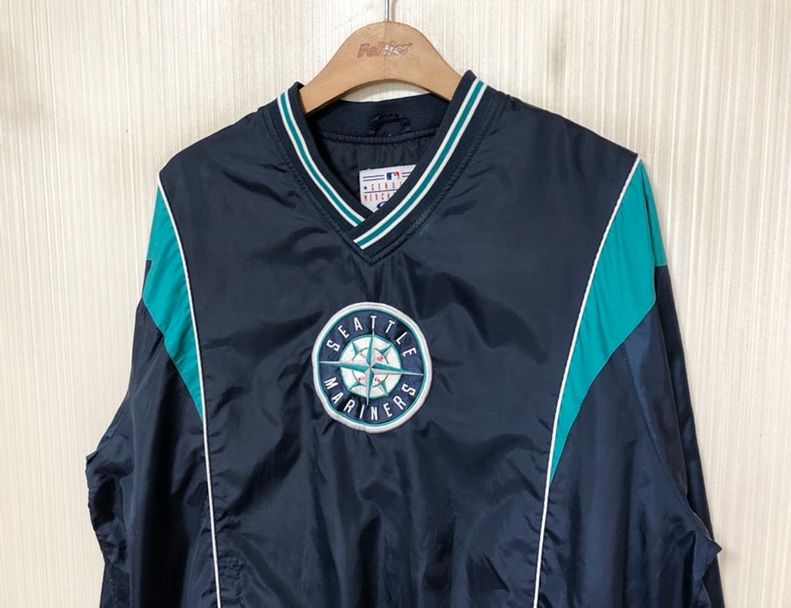 MLB GIII 시애틀매리너스 웜업풀오버/윈드자켓 S(해외) 상품이미지6
