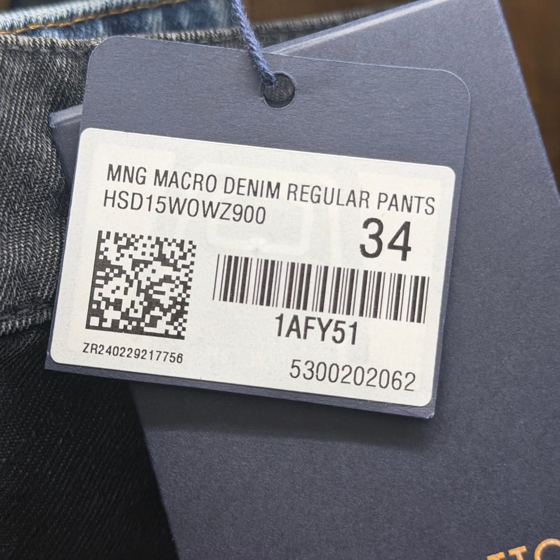 (A+/34) / 루이비통 모노그램 블랙 데님 팬츠 상품이미지9