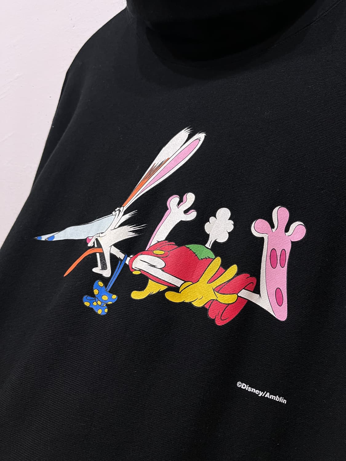 파세타즘 X 디즈니 19AW 로져 래빗 터틀넥 맨투맨 스웻셔츠 상품이미지2