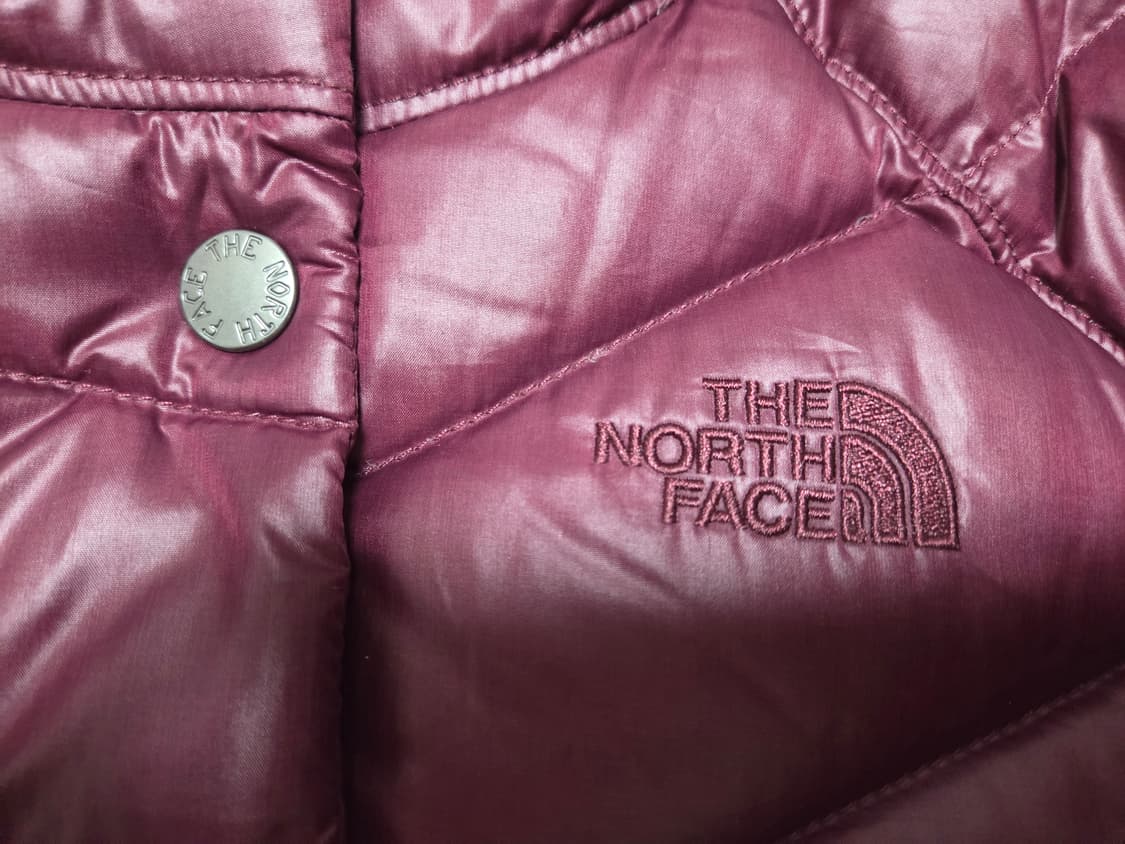 노스페이스 버건디 구스다운 숏패딩 상품이미지5