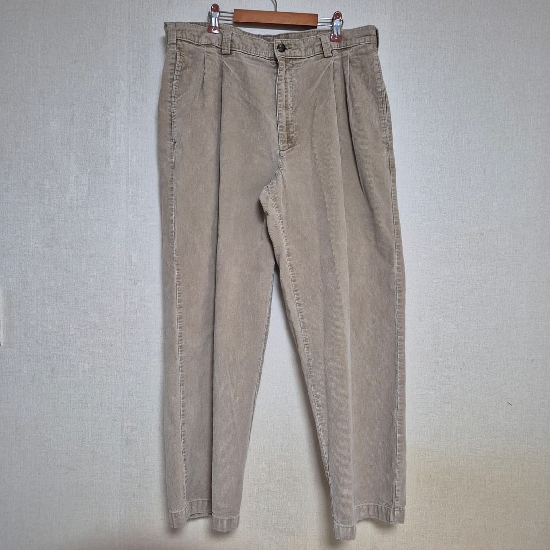 90-00s LLBEAN 엘엘빈 투턱 코듀로이 팬츠 상품이미지1