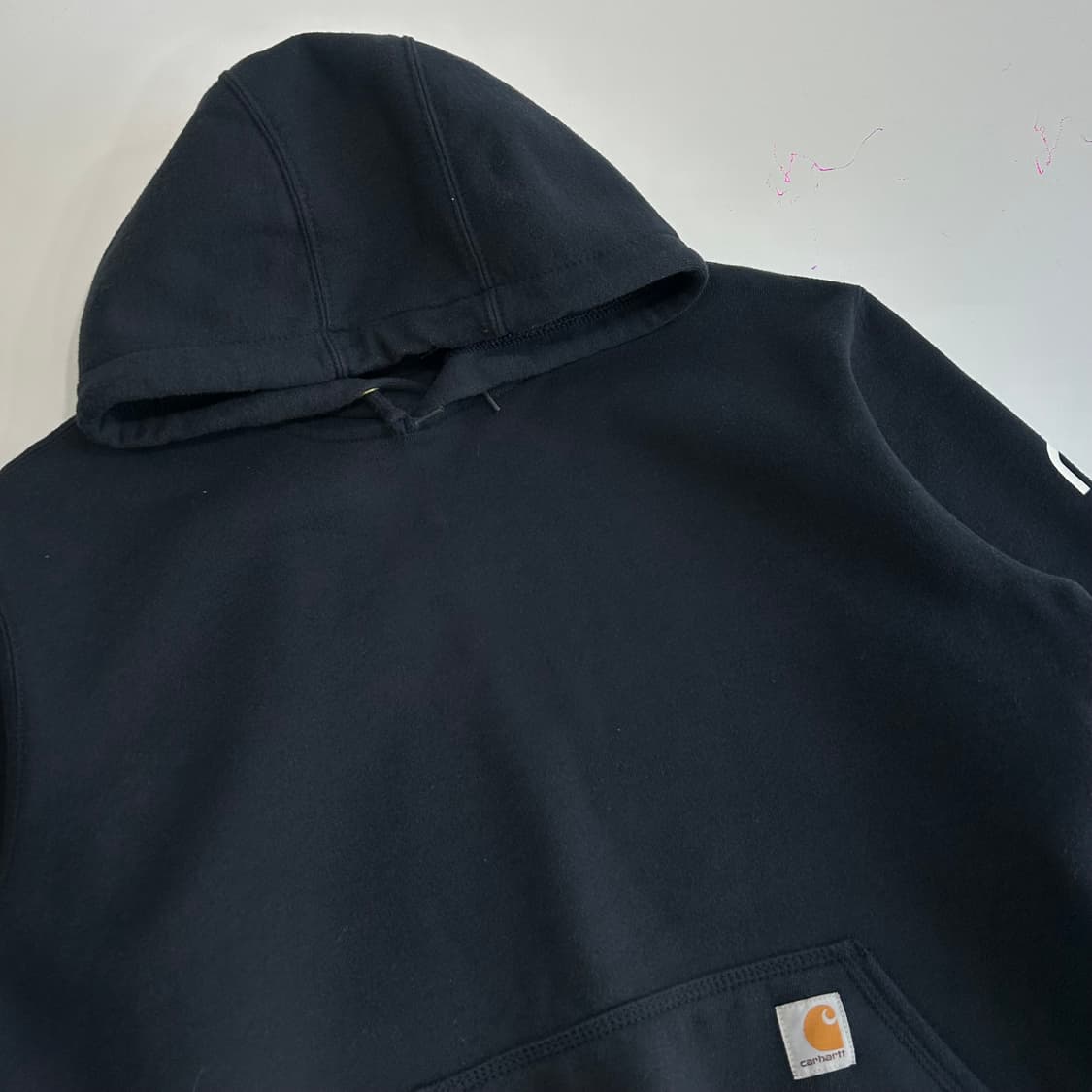 Carhartt 칼하트 사이드로고 네이비 후드티 상품이미지4