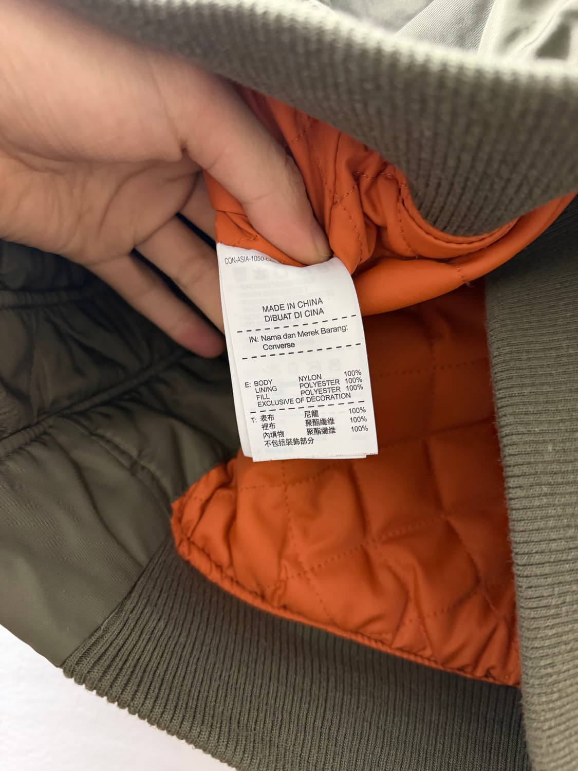 컨버스 항공봄버자켓 상품이미지6