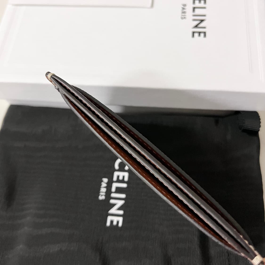 [S+급/정품] 셀린느 로고 트리옹프 카드지갑 상품이미지4