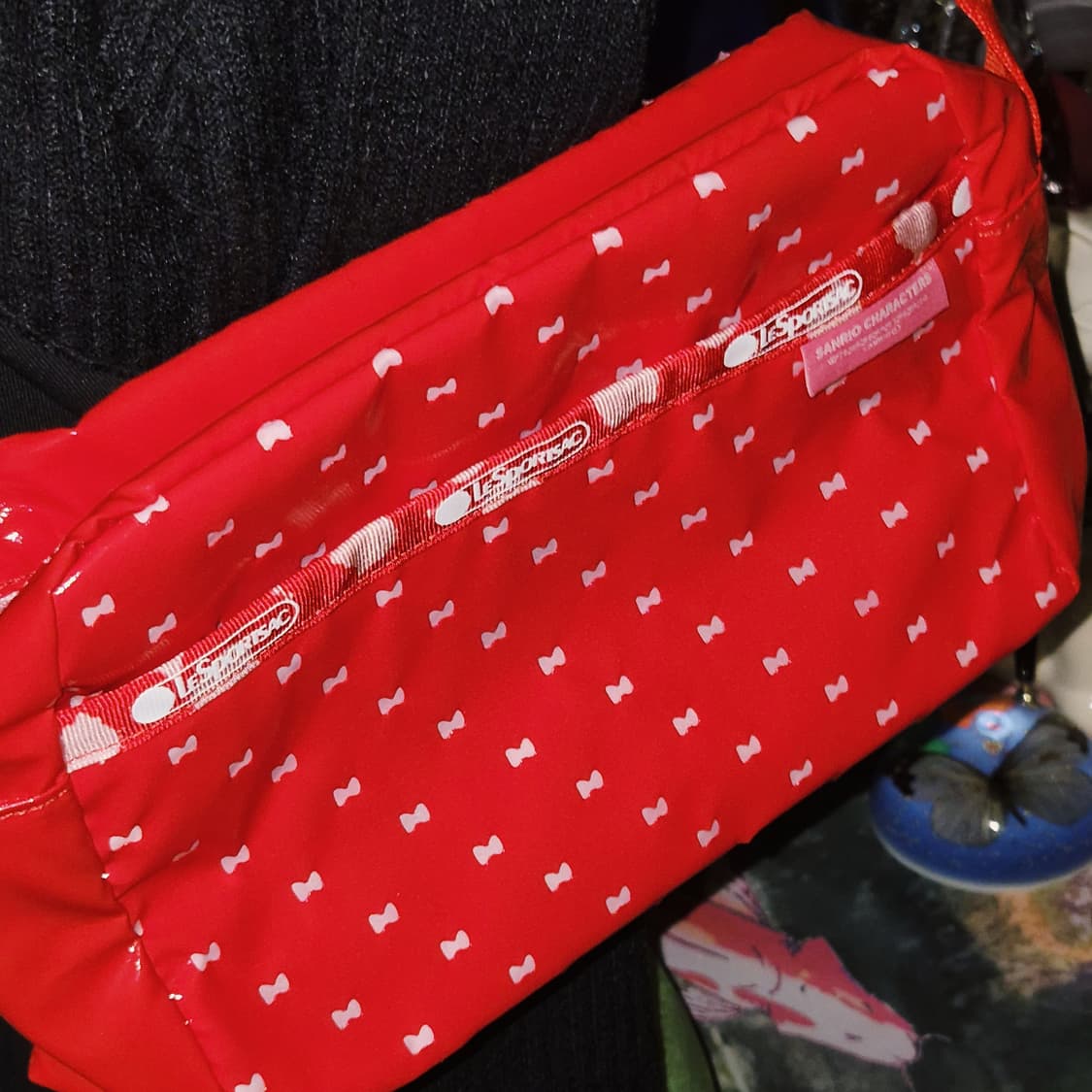 레스포삭 x 산리오 헬로키티 글로시 호보백 상품이미지8