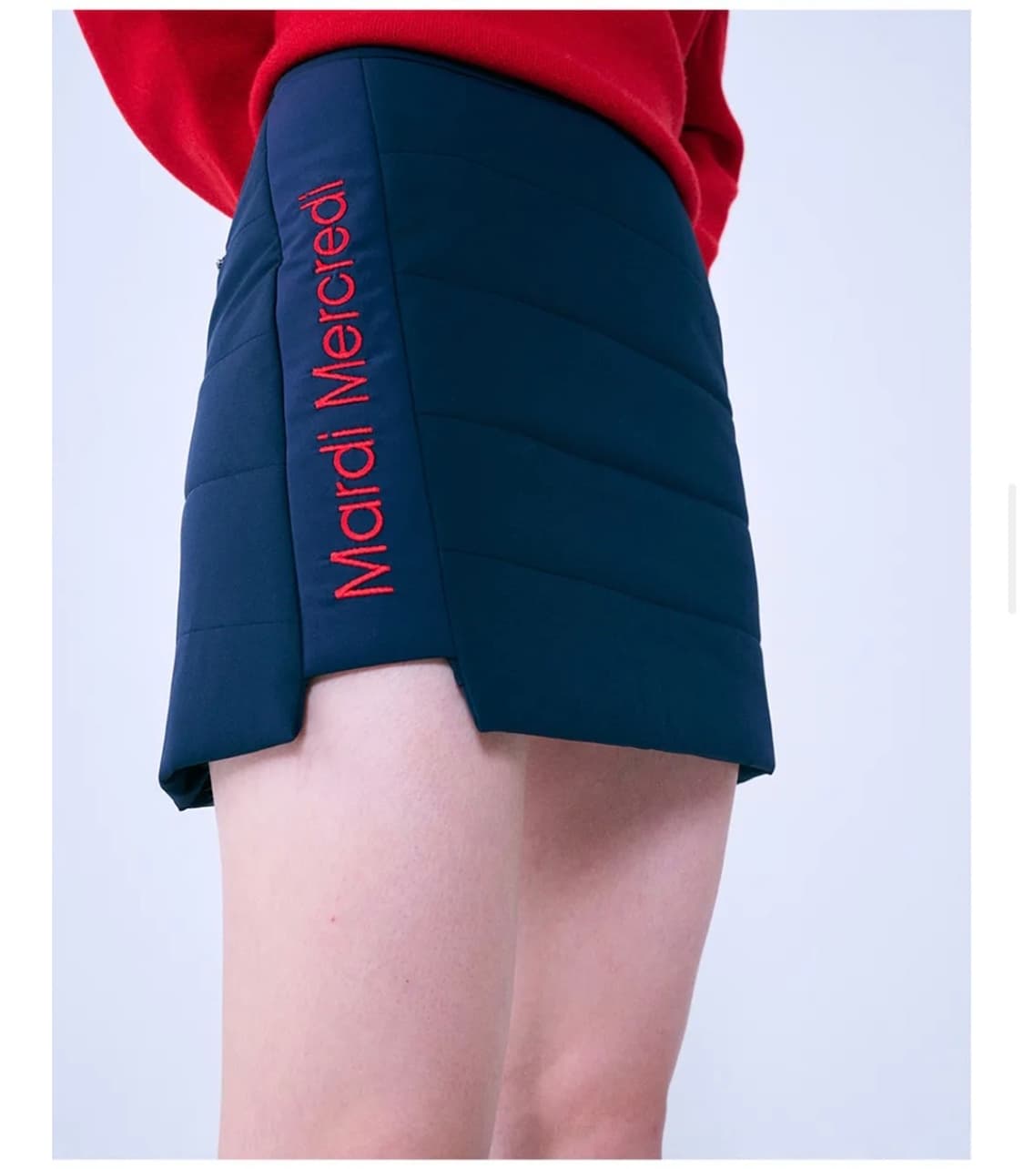 새상품) 마르디 메크르디 악티프 패디드 미니스커트 S 상품이미지3