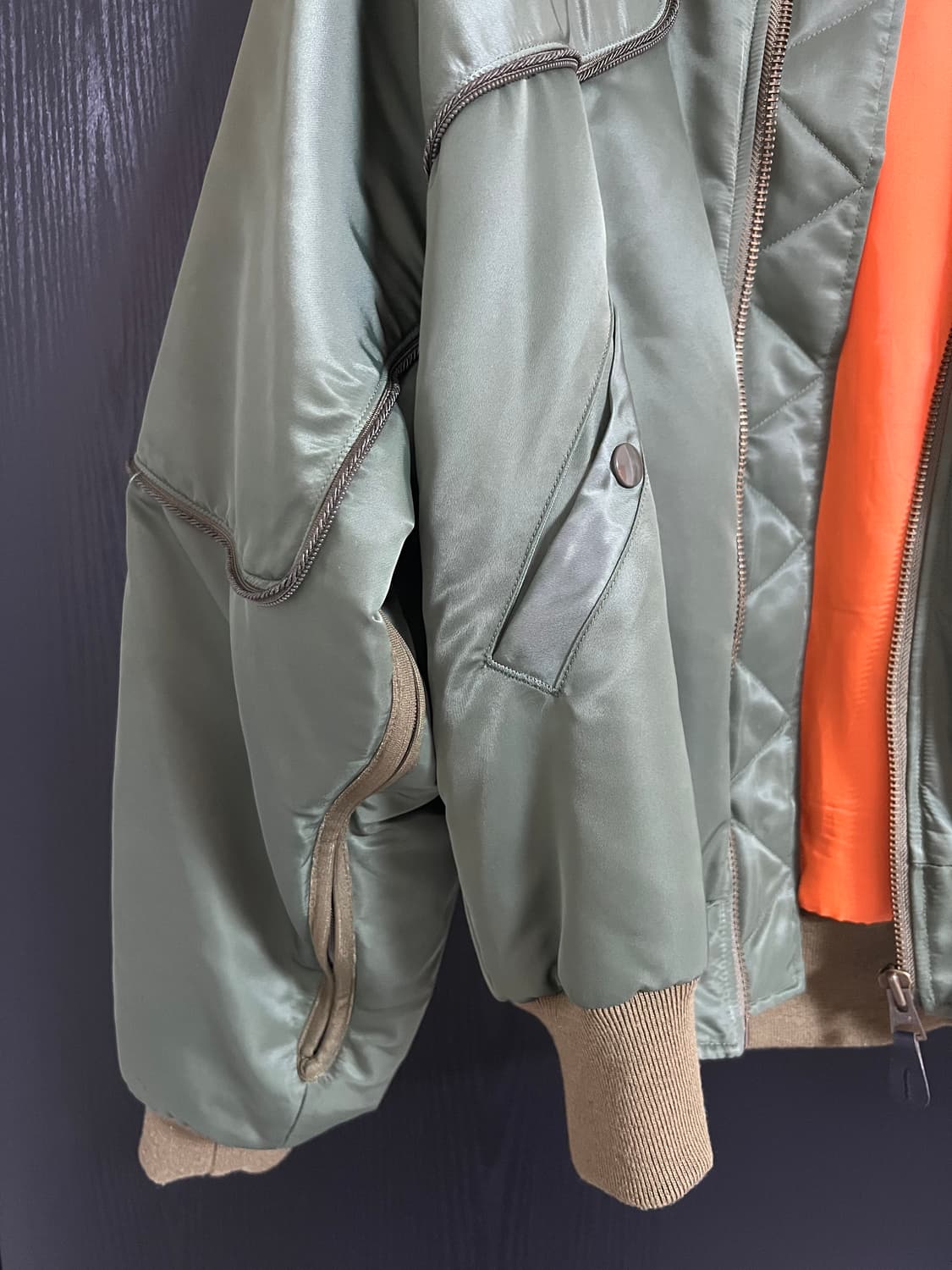 캐피탈 KAPITAL MA-1 나일론 샴보머 상품이미지2