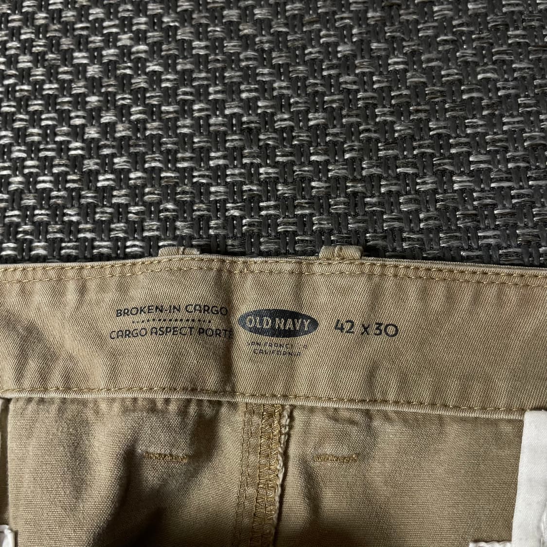 (42) 올드네이비 브라운 카고 데님 팬츠 상품이미지3