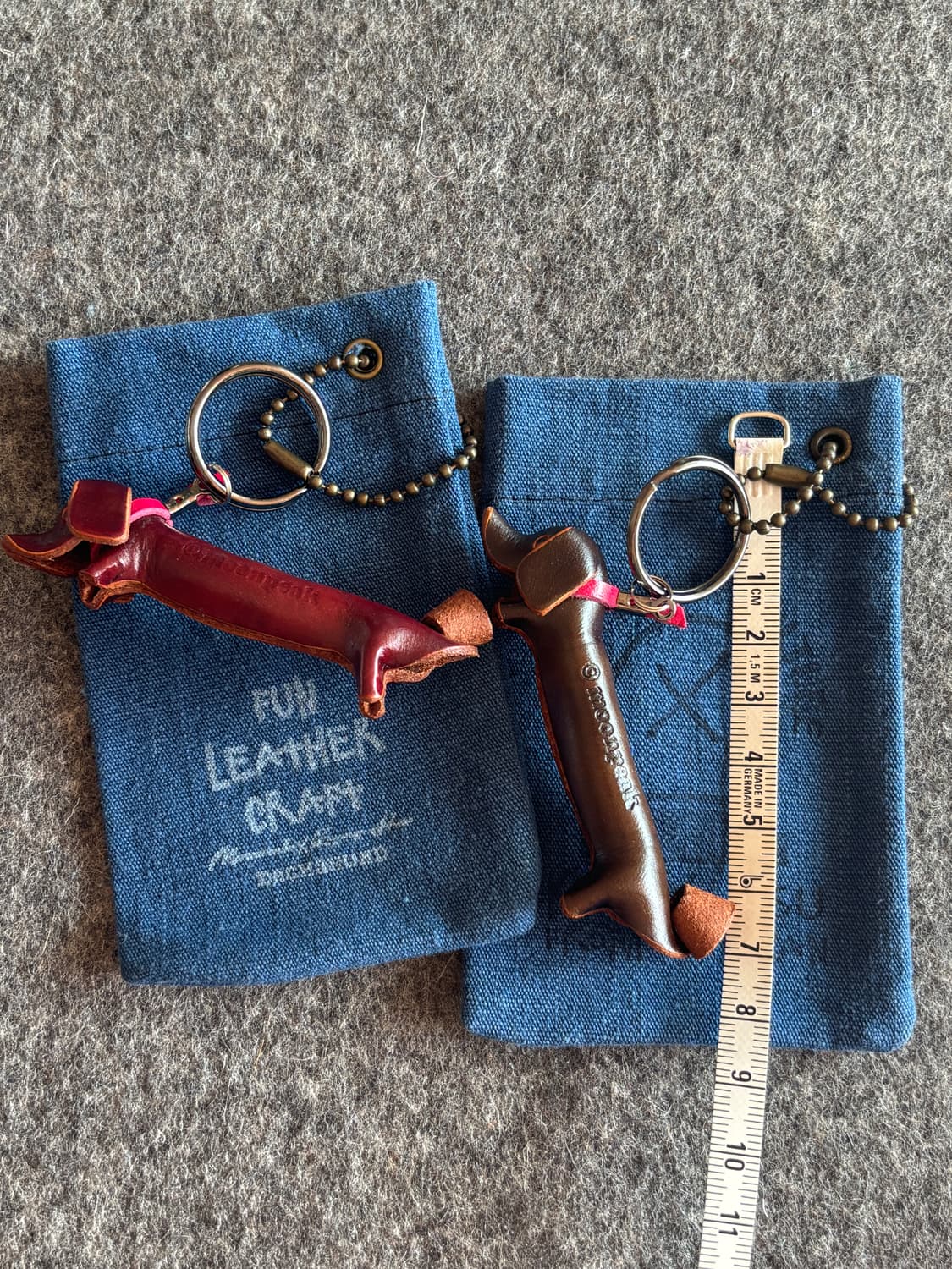 닥스훈트 가죽 키링 상품이미지4