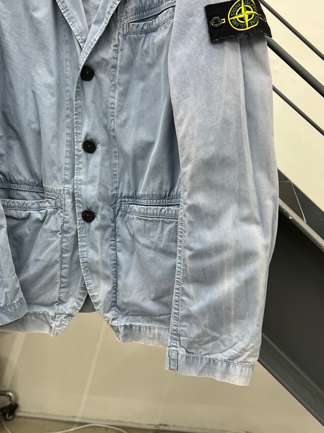 스톤아일랜드 와펜 텔라 블레이저 자켓 상품이미지3