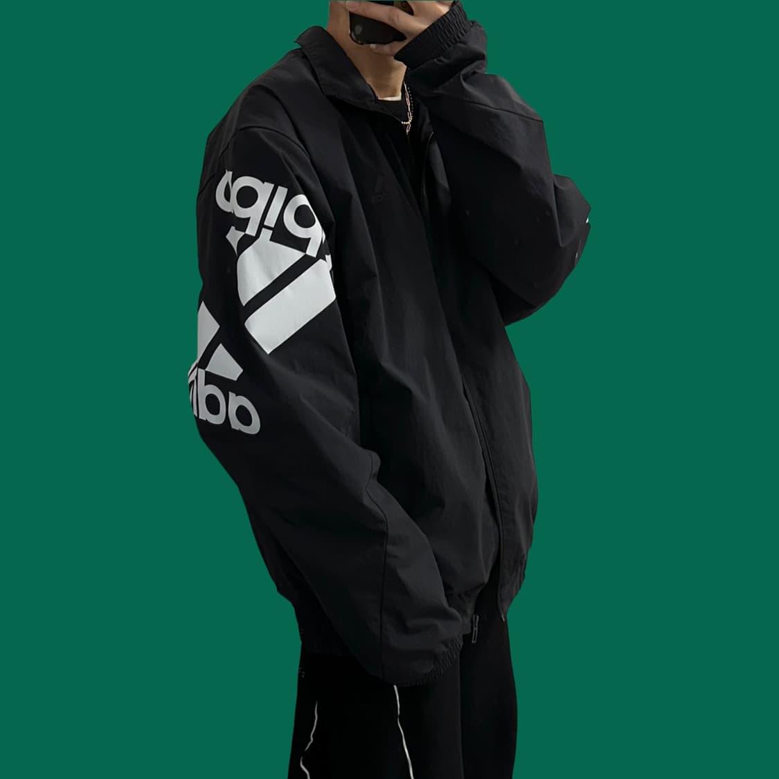 아디다스 스펠아웃 우븐 바람막이 자켓 상품이미지5