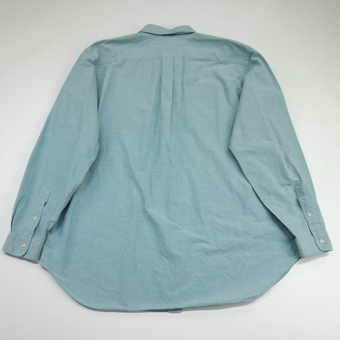 Cq073 2XL Tall 폴로 랄프로렌 그린블루 긴팔 셔츠 남방 상품이미지3