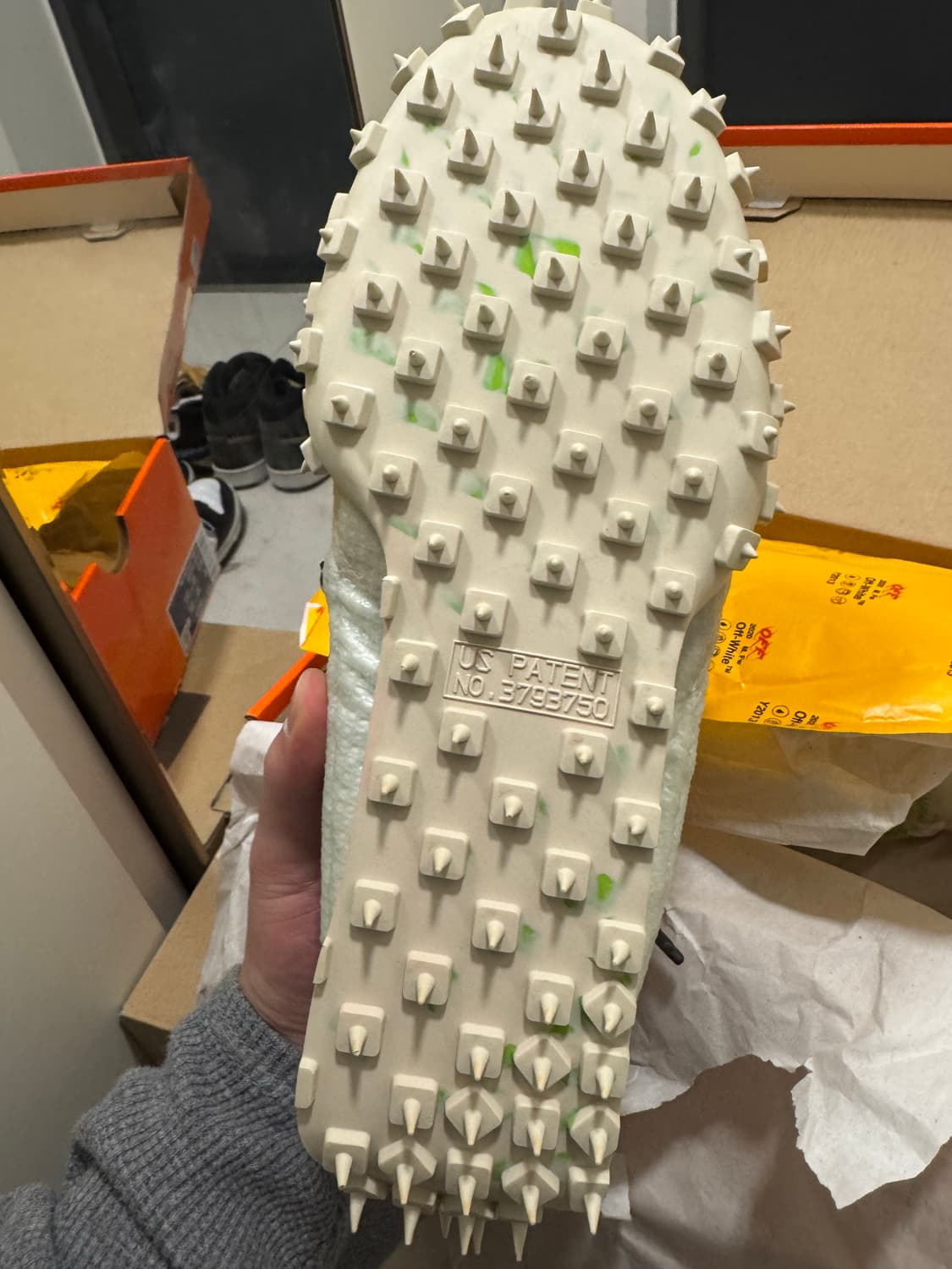 오프화이트 와플레이서 mens 260 새상품 상품이미지2