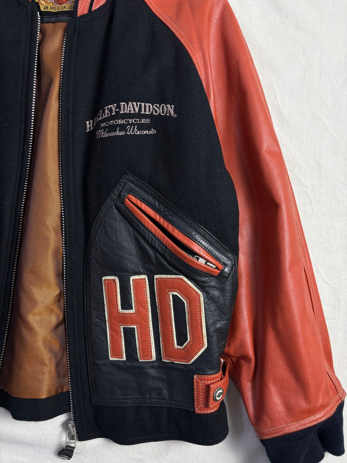 Harley Davidson 할리데이비슨 블루종 자켓 L 상품이미지3