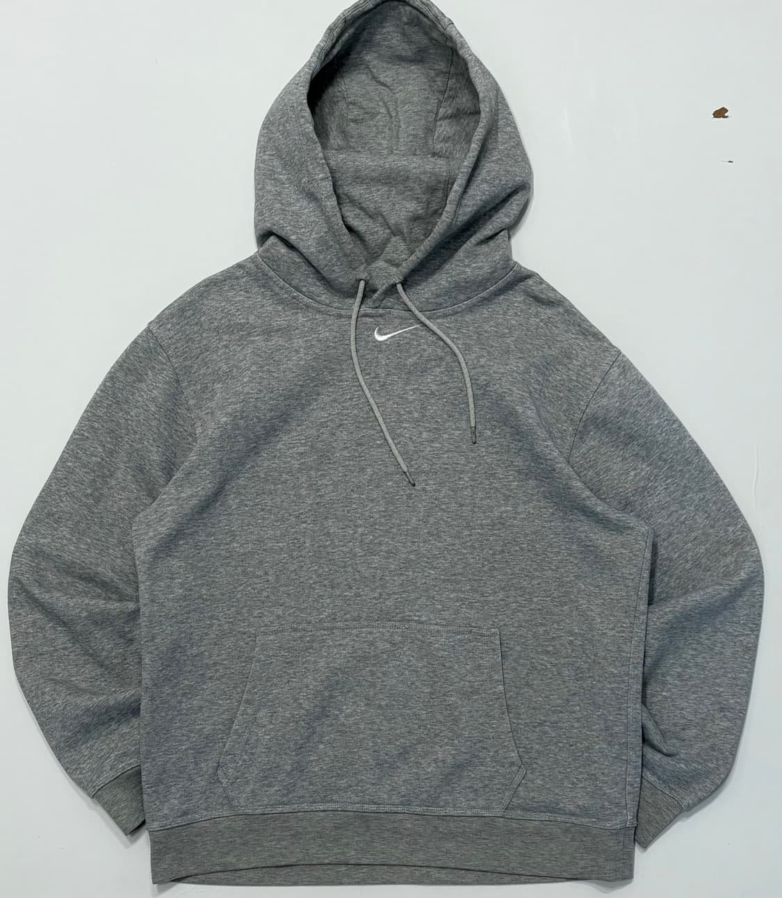Nike 나이키 미드로고 오버핏 그레이 후드티 상품이미지1