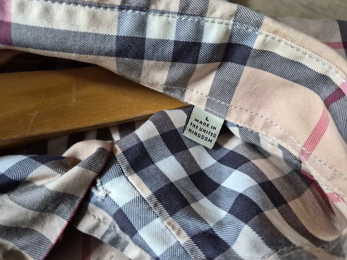 버버리 클래식 노바체크 셔츠 (L) 상품이미지9