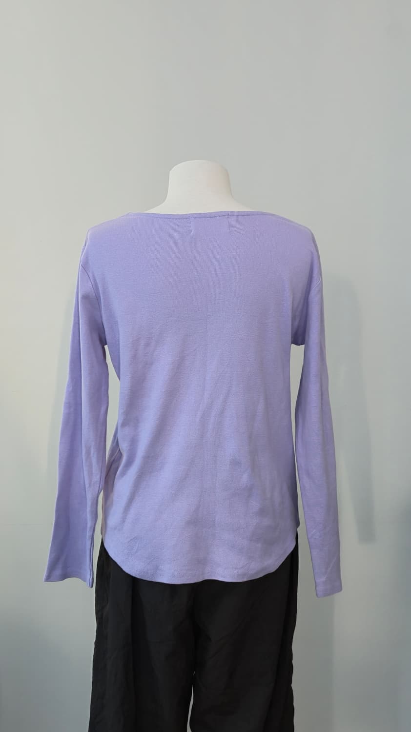 연보라 긴팔 티셔츠 상품이미지3