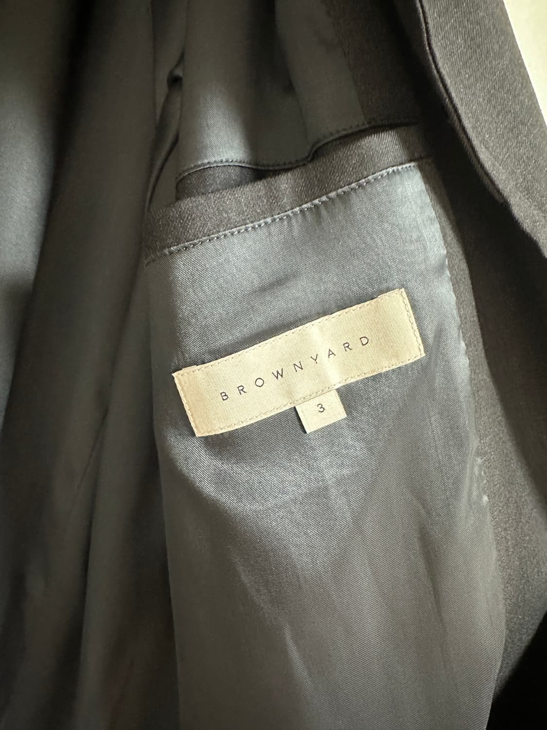 (3 현재5) 브라운야드 로브 코트 - 차콜 상품이미지4