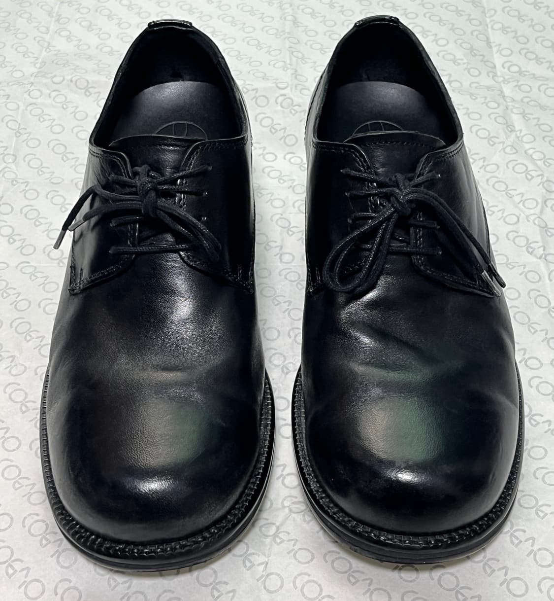 250) 야세 우든 더비 슈즈 홀스하이드 블랙 판매. 상품이미지4