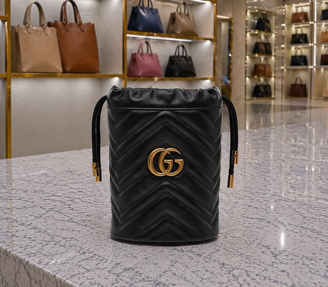 [S급] 구찌 GG 마몽 마틀라세 버킷백 미니 판매합니다!!! 상품이미지1