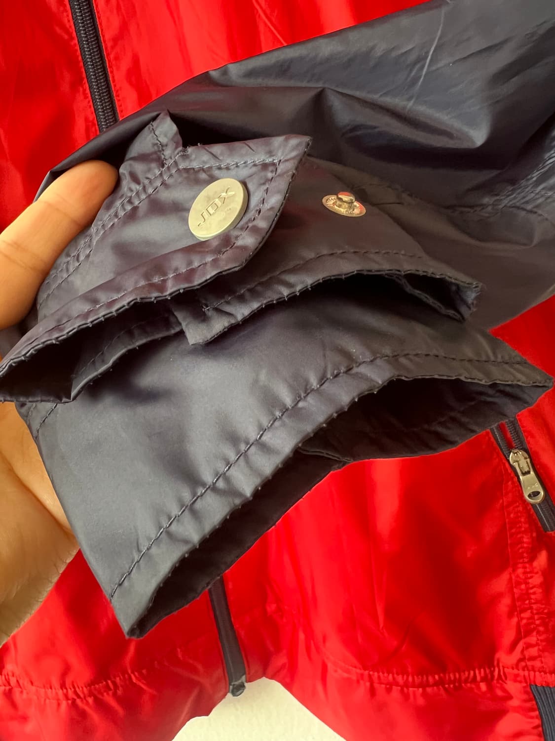 제이디엑스 JDX 남성 레드 바람막이 골프집업점퍼

 상품이미지4