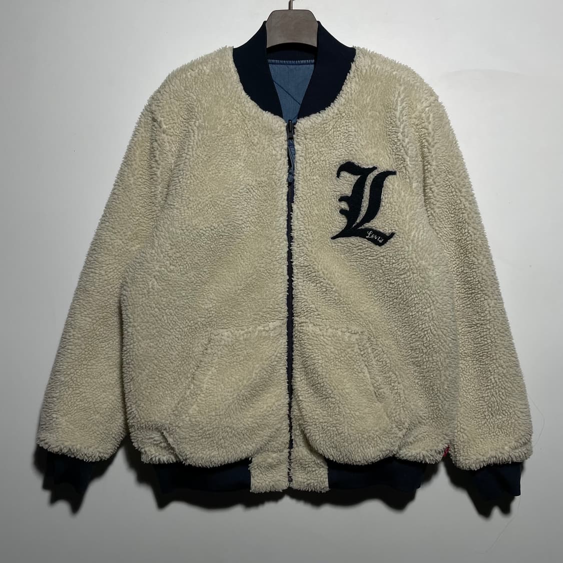 리바이스 리버시블 데님퀼팅 플리스 자켓 상품이미지4