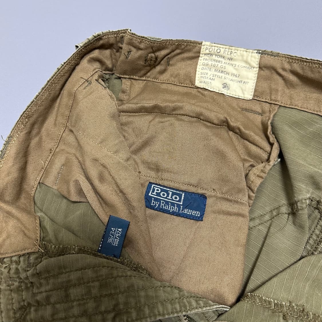 [36인치]폴로 랄프로렌 립스탑 카고 팬츠 상품이미지7
