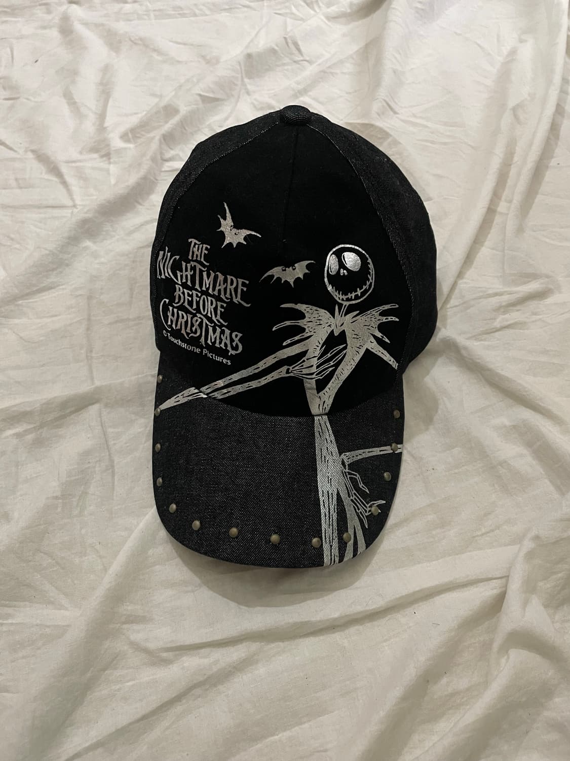 Y2K 빈티지 캐릭터 캡 (잭 스켈링톤) 상품이미지2
