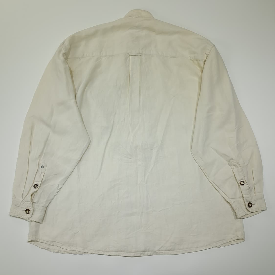 CL876 2XL Solo 80s 독일 트라흐텐 바바리안 린넨 알펜 셔 상품이미지7