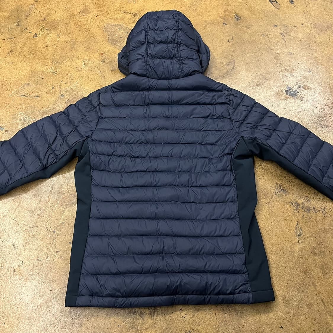 [정품/S] 아베크롬비 네이비 후드 패딩 점퍼 b14 상품이미지4