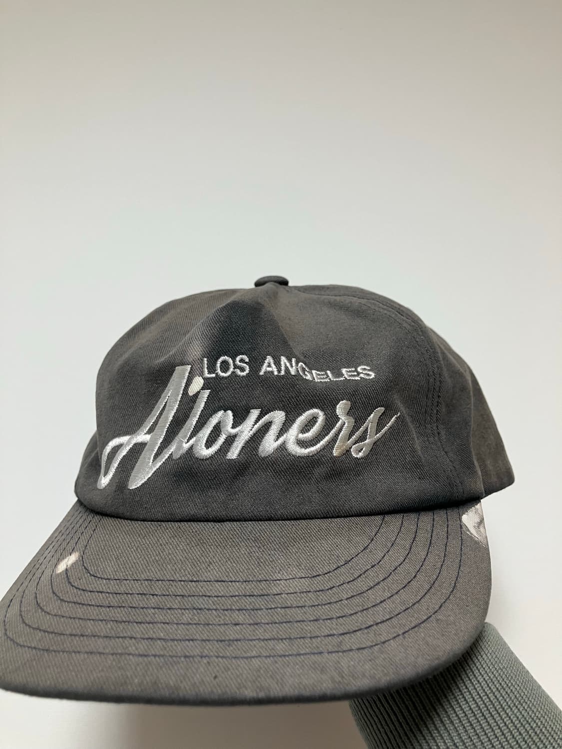 도넛리벤지 LA 6패널캡 볼캡 모자 그레이  상품이미지2