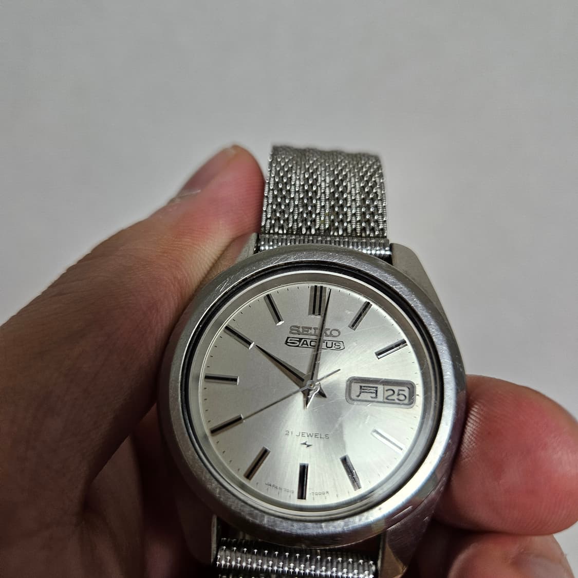 Seiko 5actus 21 Jewels 오토매틱 빈티지 시계 상품이미지9
