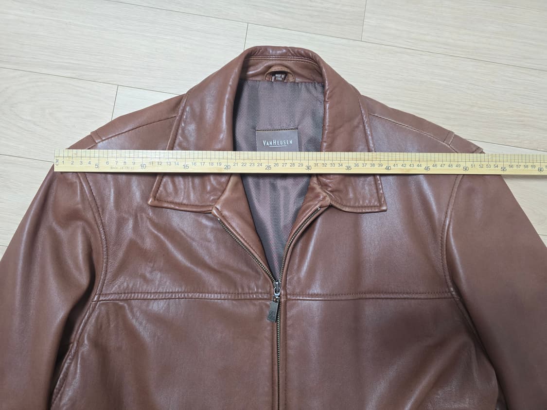 Van Heusen Studio Leather 브라운 레더자켓 XL 상품이미지7