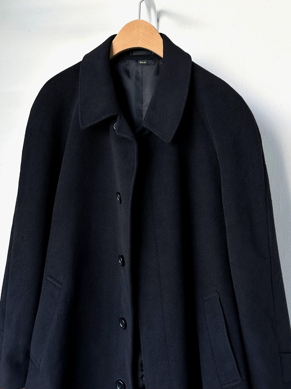 'Angora 100%' Balmacaan coat 상품이미지10