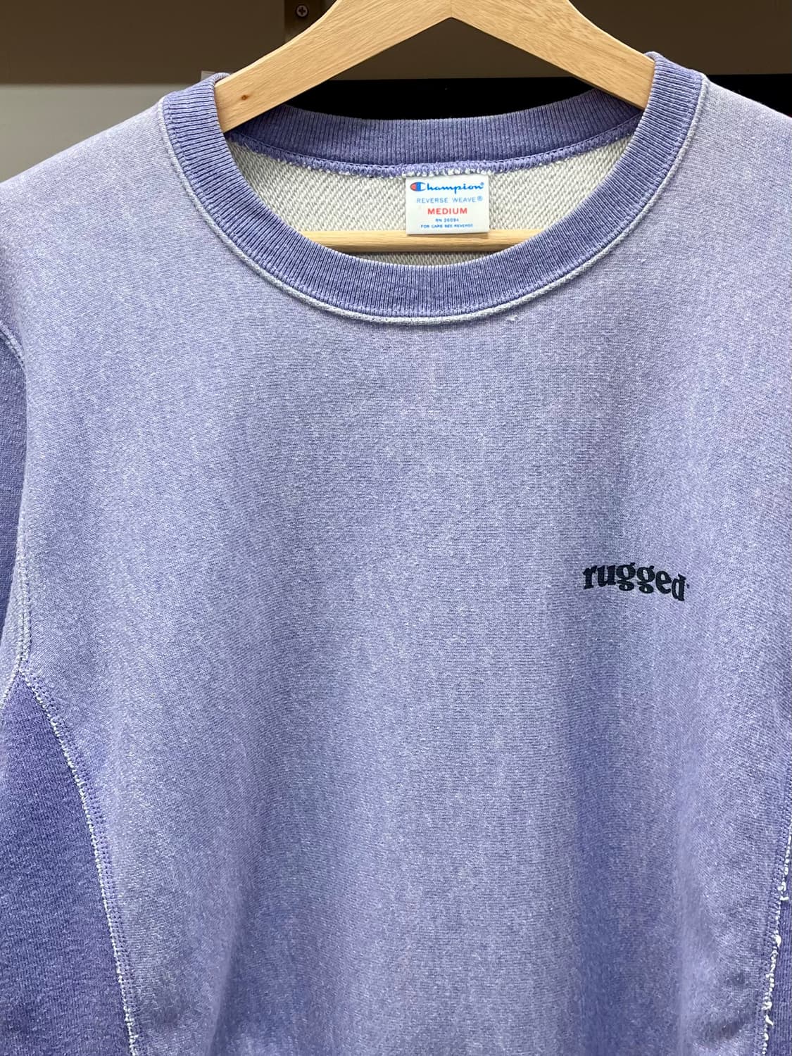 [95] 챔피온 리버스위브 맨투맨 연보라 M 상품이미지2