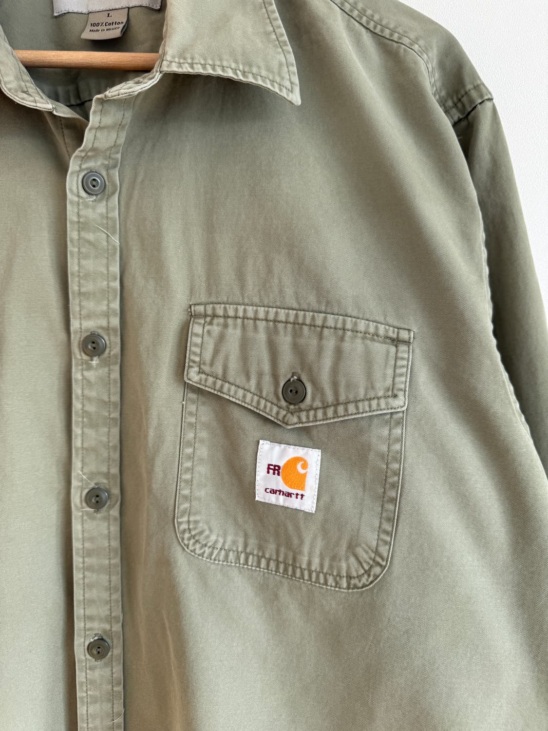 칼하트(Carhartt) 리메이크 코튼 셔츠 상품이미지3